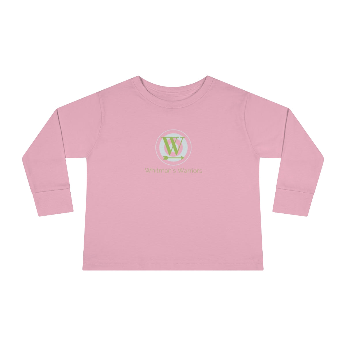 Whitman's Warrior Toddler Long Sleeve Tee